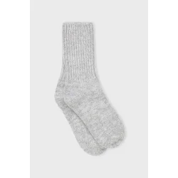 Moshi Moshi Mind - Boyfriend Socks -light Grey Melange
