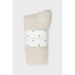 Moshi Moshi Mind - Boyfriend Socks - Oatmeal Melange