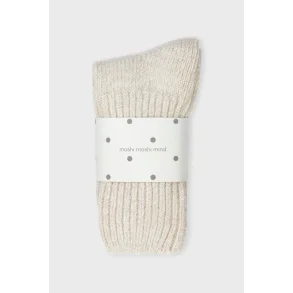 Moshi Moshi Mind - Boyfriend Socks - Oatmeal Melange