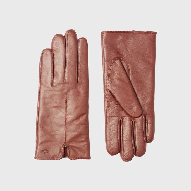 MJM - Bianca Skindhandsker - Kastanje brun