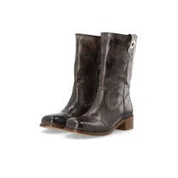 Ca'shott Copenhagen - Casvilma - Pull On Mit Cut Boot Waxy Leather - Coffee