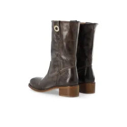 Ca'shott Copenhagen - Casvilma - Pull On Mit Cut Boot Waxy Leather - Coffee