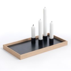 The Oak Men - Candle Tray, magnetisk lysbakke