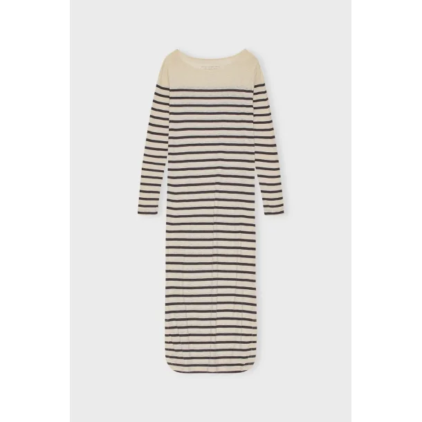 Moshi Moshi Mind - Kjole Charisma Dress Stripe - Ecru