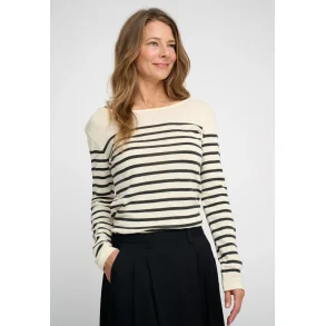 Moshi Moshi Mind - Bluse Clear Tee Stripe - Ecru