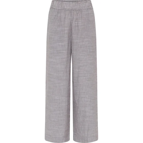 Frau - Bukser - Copenhagen Long Pant - Coffee Quartz Stripe