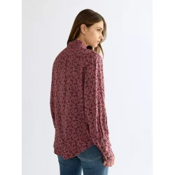 Wrangler - Skjorte - Drama Collar Shirt Pink Rose