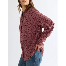 Wrangler - Skjorte - Drama Collar Shirt Pink Rose