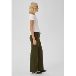 My Essential Wardrobe - Bukser - Lara Wide Pant 149 - Olive Night
