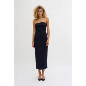My Essential Wardrobe - Kjole Ayo MW - Dark Blue Un-Wash