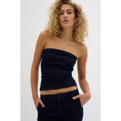 My Essential Wardrobe - Top Ayo MW - Dark Blue Un-Wash