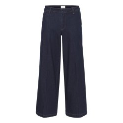 My Essential Wardrobe - Jeans The Lara MW - Dark Blue Un-Wash