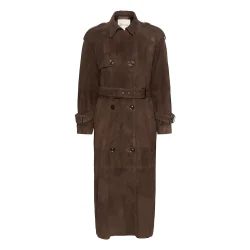 My Essential Wardrobe - Tara Suede Trenchcoat - Delicioso