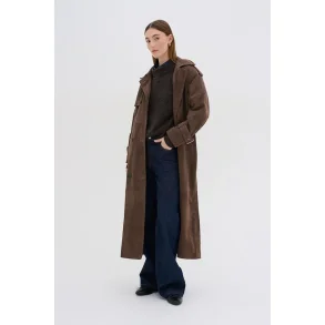 My Essential Wardrobe - Tara Suede Trenchcoat - Delicioso