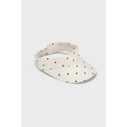  Moshi Moshi Mind - Sun Cap - Ecru/Black Dots