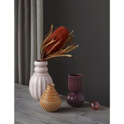 Dottir - Vase Samsurium Rufflebell - Aubergine