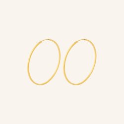 Pernille Corydon - reringe Orbit Hoops - Forgyldt