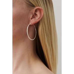 Pernille Corydon - �reringe Orbit Hoops - S�lv