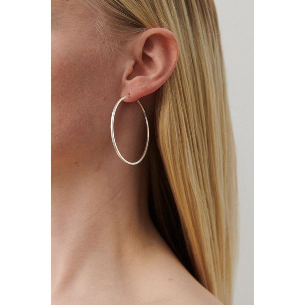 Pernille Corydon - �reringe Orbit Hoops - S�lv