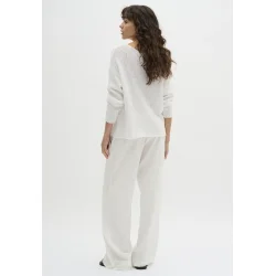 My Essential Wardrobe - Diva Boxy Knit Blouse - Bright White