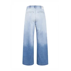 My Essential Wardrobe - Bukser Malo Wide - Blue Dip Dye