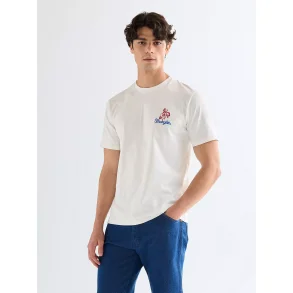 Wrangler - T-Shirt - Embrodery Tee - Worn White