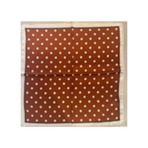 Pliss� Copenhagen - Silket�rkl�de - Chea Scarf - Rust Dot