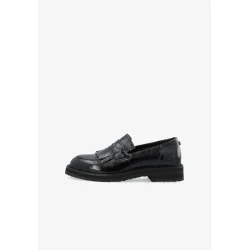 Ca'shott Copenhagen - Loafers - Casbetty W. Fringes Patent Leather - Black