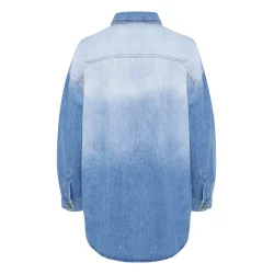 My Essential Wardrobe - Skjorte Malo Shirt MW  - Blue Dip Dye