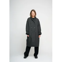 Moshi Moshi Mind - Frakke - Field Padded Coat - Moonless Night
