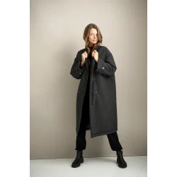 Moshi Moshi Mind - Frakke - Field Padded Coat - Moonless Night