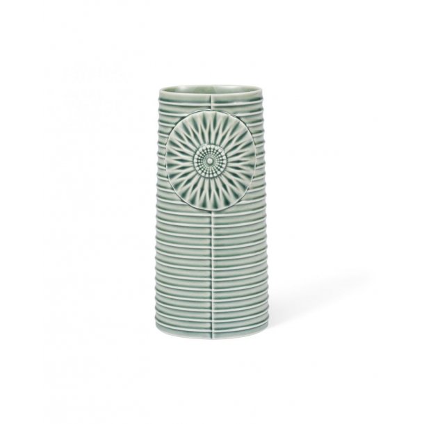 Dottir - Vase Pipanella Lines Oval - Green