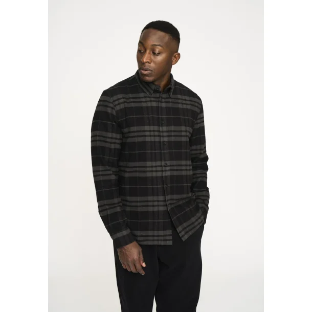 Resterds - Skjoter - Woody Shirt - Sort Gr