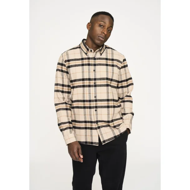 Resterds - Skjoter - Woody Shirt - Sand Sort