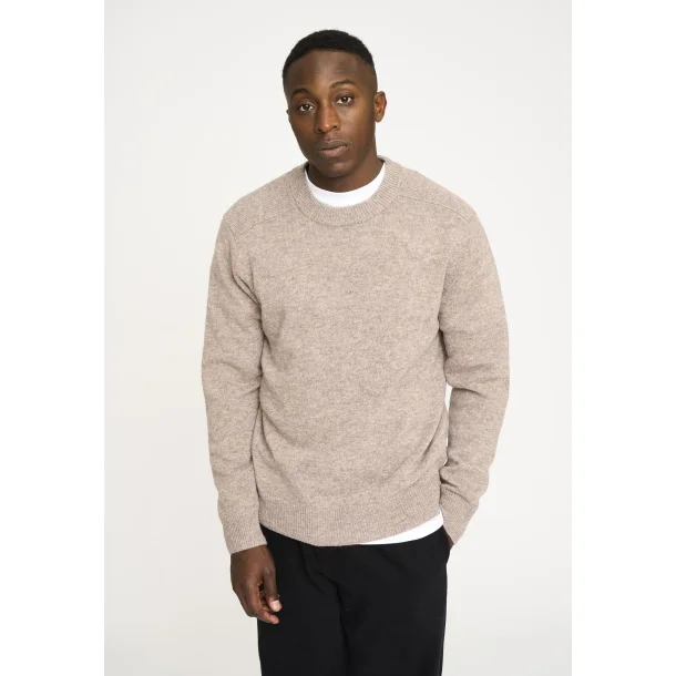 Resterds - Sweater - Lean Knitt Pullover - Sand