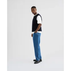  Rester�ds - Boiled Wool Vest Kian - Navy