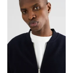 Rester�ds - Boiled Wool Jacket Luke - Navy