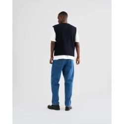  Rester�ds - Boiled Wool Vest Kian - Navy
