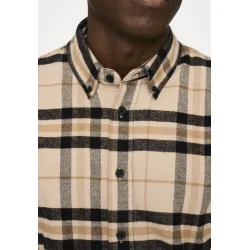 Resterds - Skjoter - Woody Shirt - Sand Sort