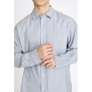 Rester�ds - Skjorte - Davis Shirt - Blue With Stripes