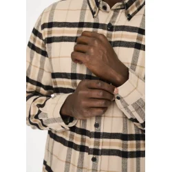 Resterds - Skjoter - Woody Shirt - Sand Sort