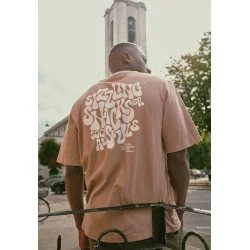 Rester�ds - T-Shirt - Tas Sizzling Print - Brown