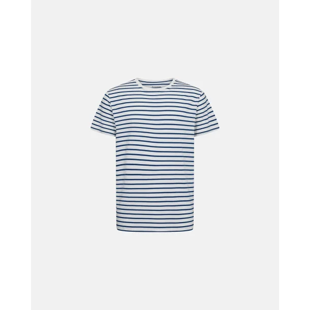 Resterds - Bambus T-Shirt - Hvid/Navy
