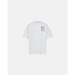 Resterds - T-Shirt - Dev Oversized Print Tee - Hvid