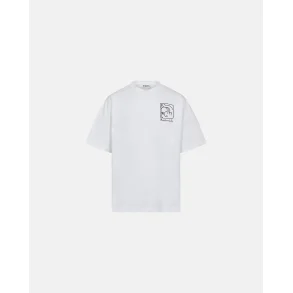 Resterds - T-Shirt - Dev Oversized Print Tee - Hvid