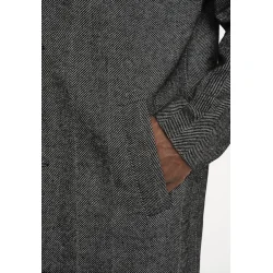 Resterds - Frakke - Harrison Wool Coat - Sort 