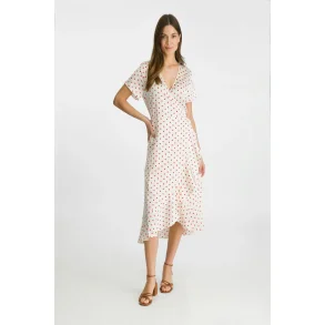 Neo Noir - Kjole Magga Dot Dress - Red