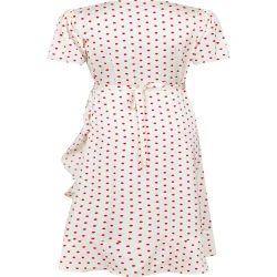 Neo Noir - Kjole Magga Dot Dress - Red