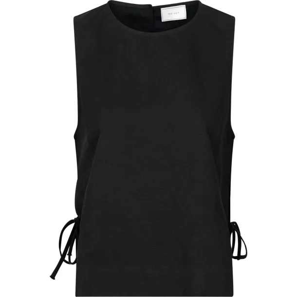 Neo Noir - Top Svetlana Linen - Black