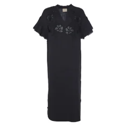 Sissel Edelbo - Kjole Charm Organicc Caftan - Sort